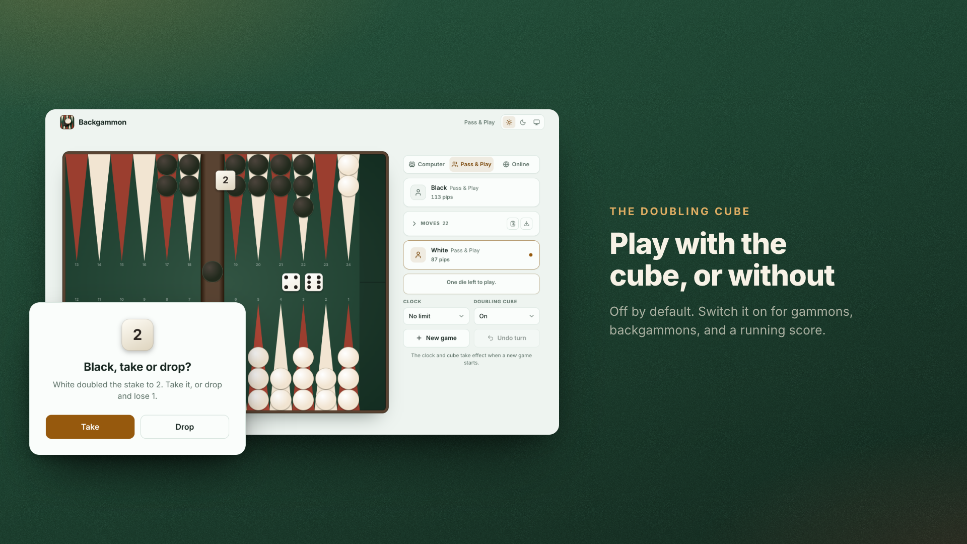 Backgammon preview 2