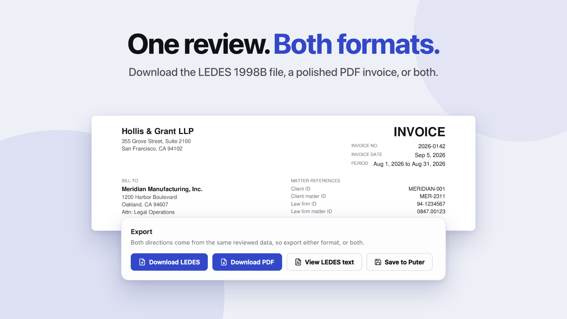 LEDES Converter preview 4