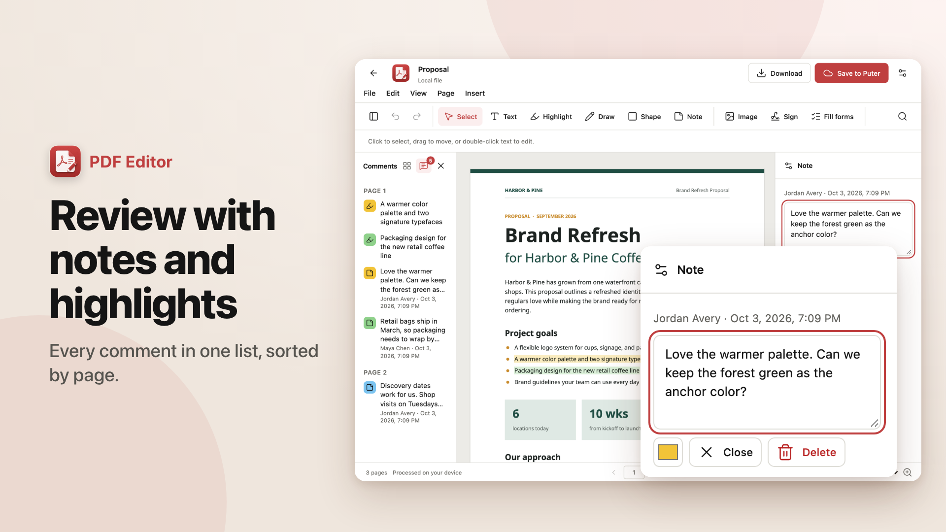 PDF Editor preview 4