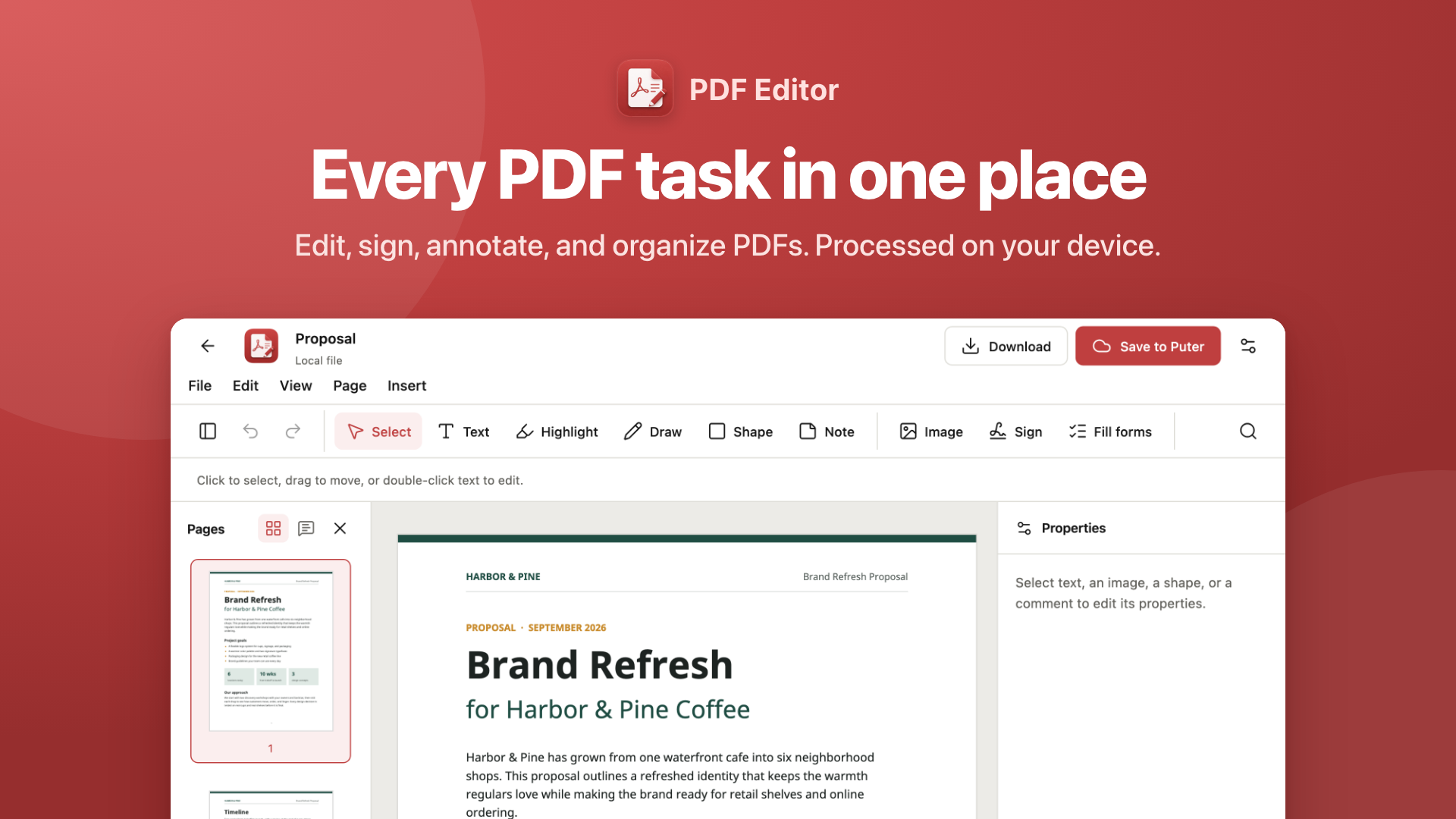 PDF Editor preview 1